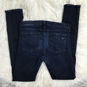 Rag & Bone Skinny Jeans Olive Harrow wash